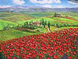 TUSCANY POPPIES by Unknown Artist